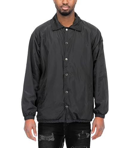 【XLサイズ】WINDBREAKER JACKET ／コーチジャケット Shaka Wear Men's Coach Jacket – Classic Windbreaker Nylon Water