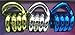 Tangle Jr. Metallics  Set of 3 Brain Tools (Assorted Colors)
