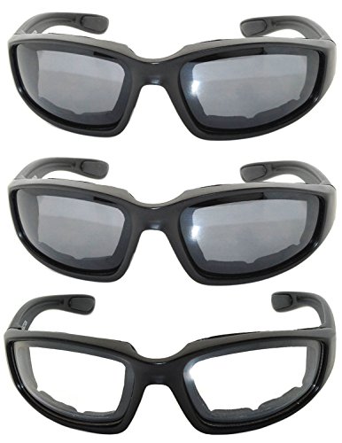 OWL - Riding Glasses - Clear + 2 x Smoke (3 Pack)