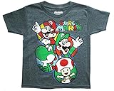 Super Mario Boys Short Sleeve Graphic T Shirt (XXL 18)