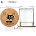 12 Pc Chinese Zodiac Drink Coaster Set Tiger |Housewarming Gift for Men Women Mom Dad Family | Astrology Horoscope Coasters | Cork Coasters+Holder+Bottle Opener | Fun Bar Party Home