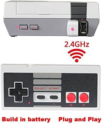 Wireless Controller for Nintendo Retro 2.4G Wireless Gamepad for NES Game Wii