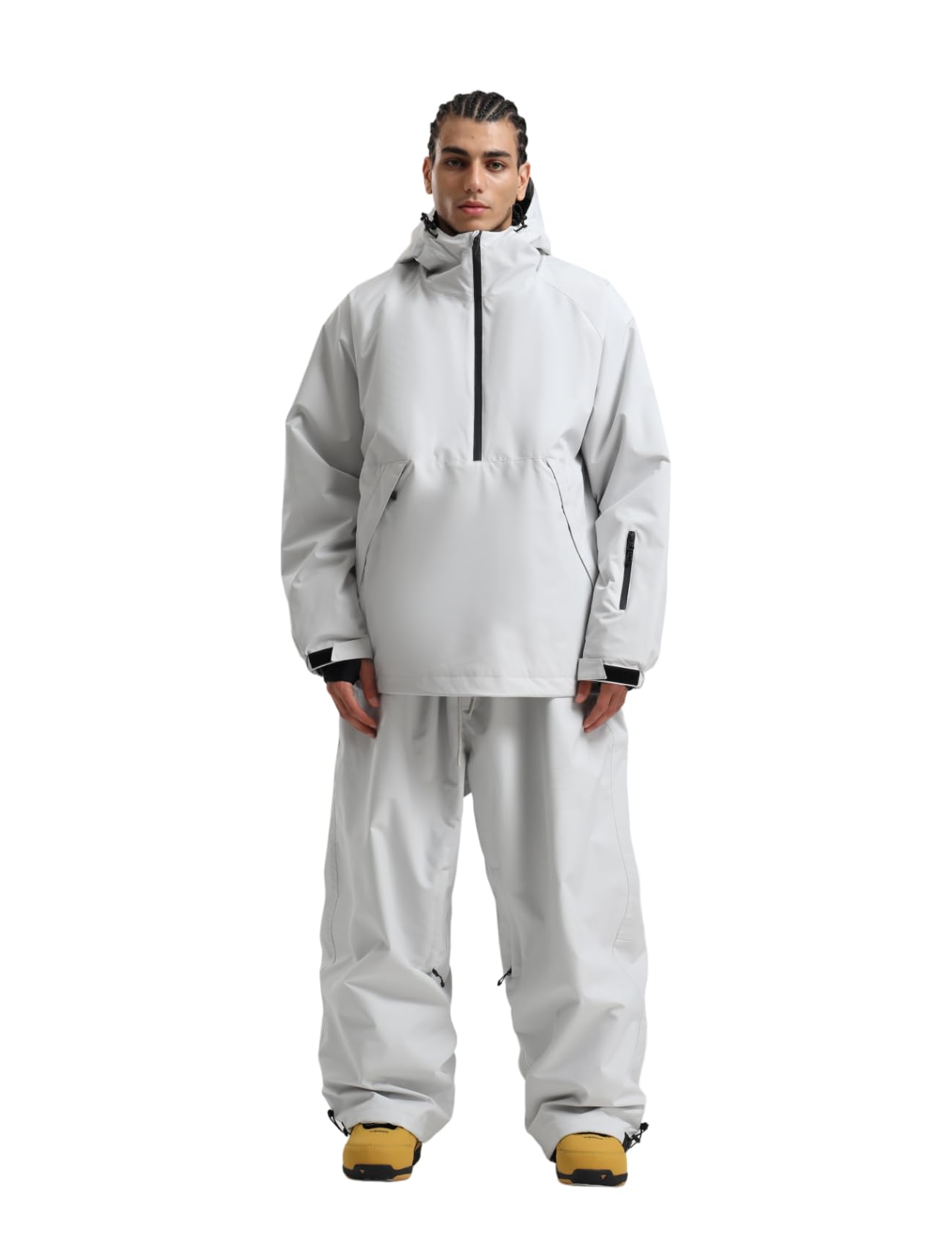 Photo 1 of GSOU SNOW Mens Ski Jacket and Pants Set Ski Suit Snowboard Pants Mens Snow Suit Snowboarding Jacket Waterproof Windproof