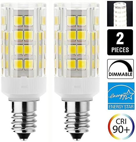 E17 LED Bulb Microwave Oven Light Dimmable 6 Watt 400 Lumen AC110-130V (6W, Daylight White)