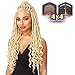 Sensationnel Cloud9 4X4 Braided Wig - Goddess Locs Hand Tied Swiss Lace Braided Wig With Large Parting Area (613 BLONDE)