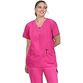 KOI Betsey Johnson Kennedia Women's 3-Pocket Scrub Top