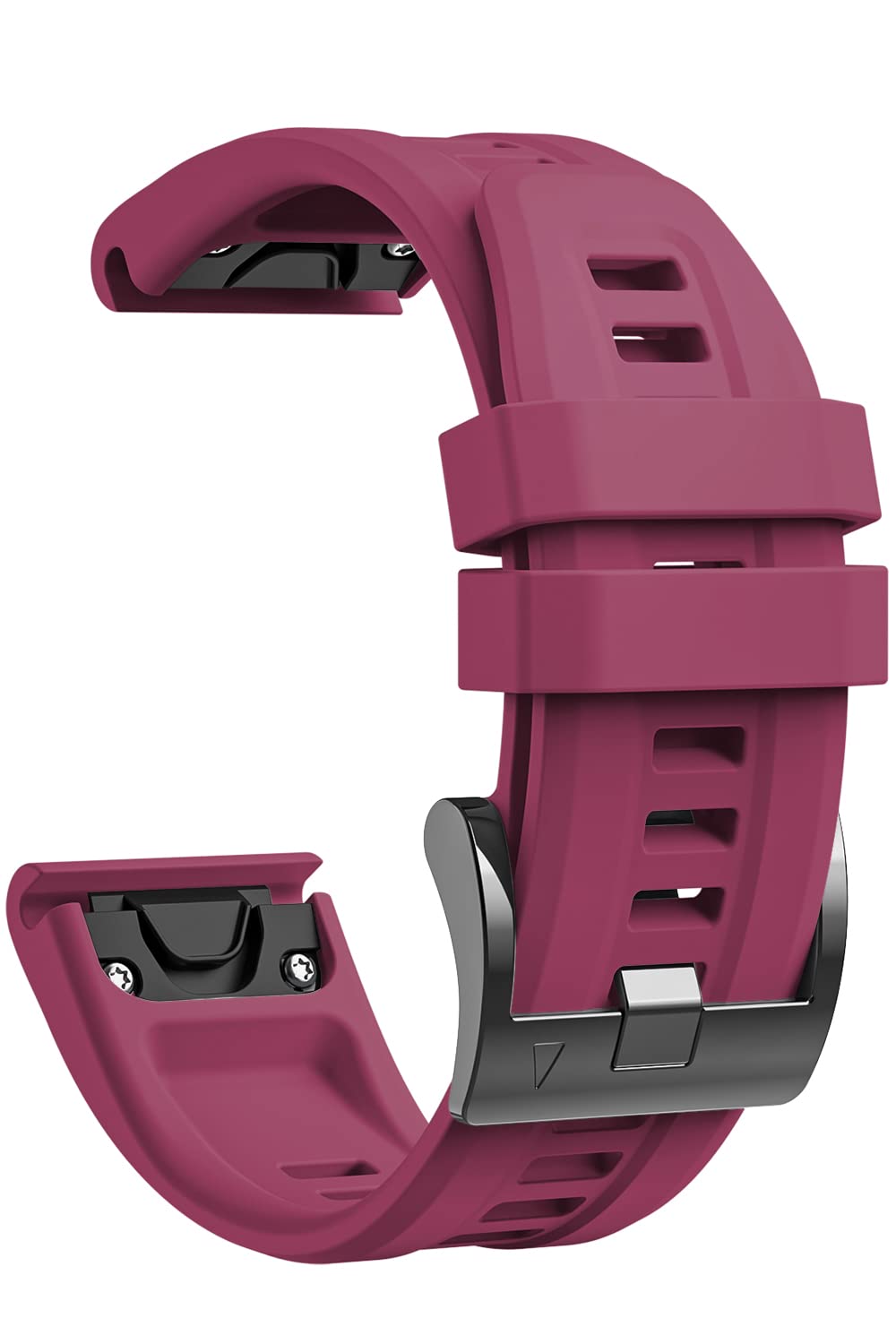 lepmok 20mm Band for Garmin Fenix 7S Solar, Fenix 6S - Sangria