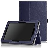 MoKo Case for Fire HD 7 2014 - Slim Folding Cover with Auto Wake / Sleep for Amazon Kindle Fire HD 7 Inch 4th Generation Tablet (Not Fits HD 7 2015), INDIGO