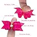 Beirui 20pcs Cute Dog Hair Bows with Rubber Bands - Adorable Rhinestone Bow for Long Hair Dog & Kitten