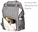 Land Baby Diaper Bag Backpack - Multi-Function Waterproof Maternity Travel Nappy Bags for Baby Care - Large Capacity, Durable and Stylish (Grey)