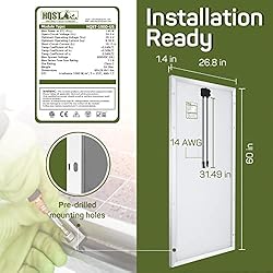 HQST 570W 12V/24V High-Efficiency RV Solar Panel