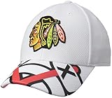 NHL Chicago Blackhawks Men's Draft Take Down Cap, Large/X-Large, White