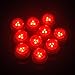 Honfeng Flameless LED Tea Lights, Muti-color Bulb with Remote Control, Battery Operated Electric Votive Tealight Candle for Christmas Xmas Holloween Party Wedding Decoration RGB - Set of 10