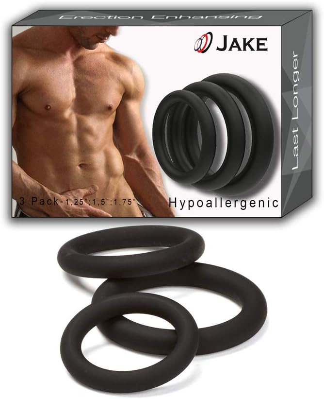 Jakko 3 Black Rings for Men - Flexible Exercise Bands