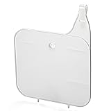 Front Number Plate Plastic White Compatible with