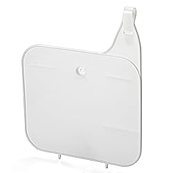 Front Number Plate Plastic White Compatible with