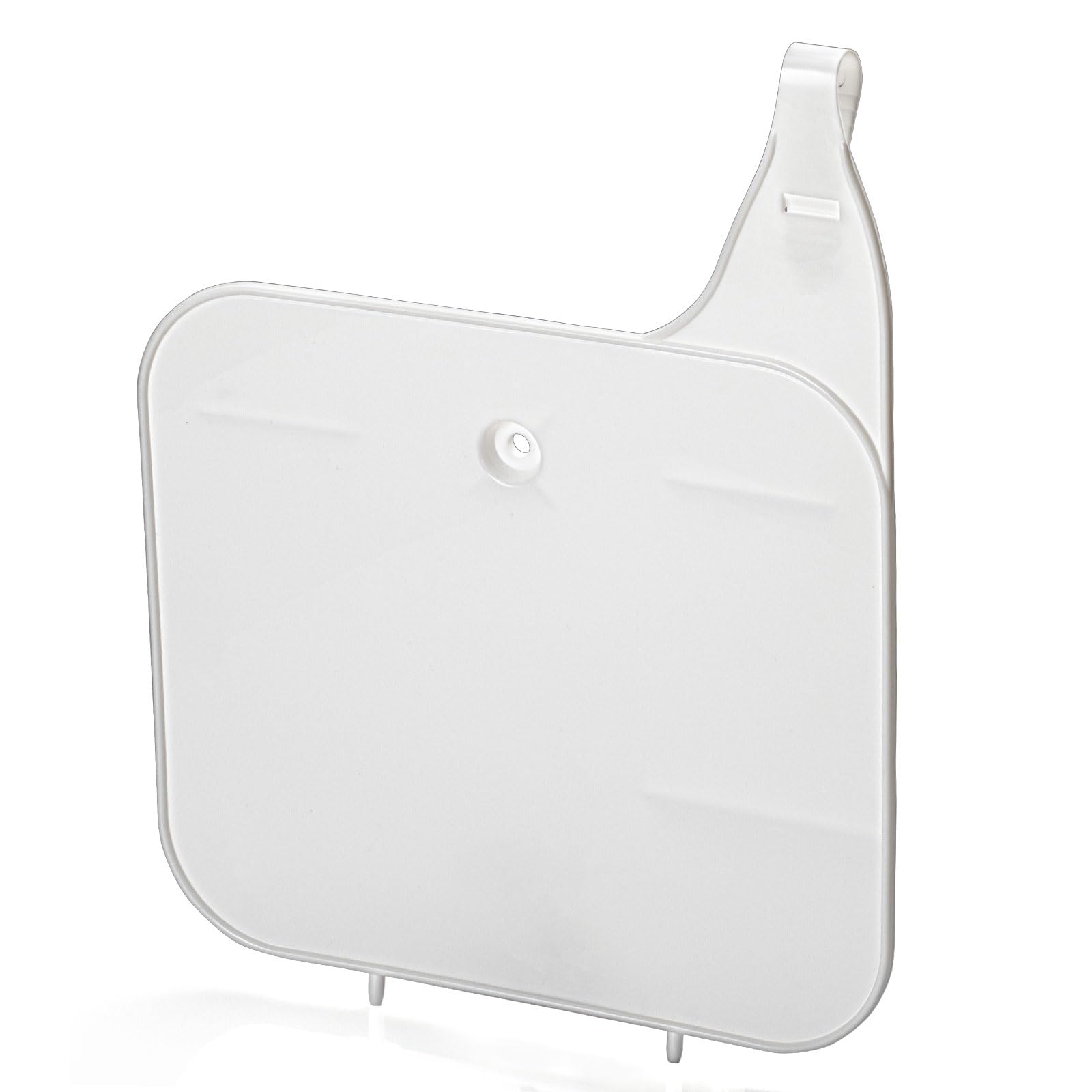 Front Number Plate Plastic White Compatible with