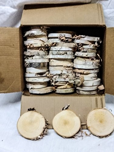 Natural Log Slice Birch Tree Bark Wedding Table Decoration