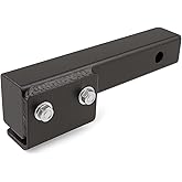 Evolution Golf Cart Receiver Hitch - D5 2+2 Ranger &amp; D5 2+2 Maverick - Heavy Duty Rear Hitch for Golf Cart Towing, Rear Seat or Trailer Use - High Strength Steel Build &amp; Universal Fit | Black