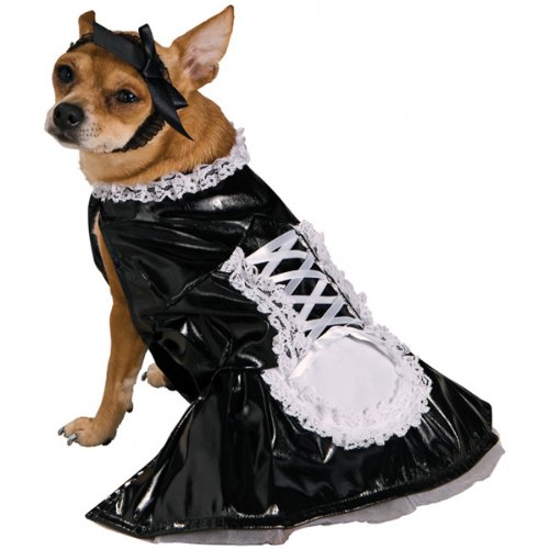 French Maid Pet Halloween Costume (X-Small)