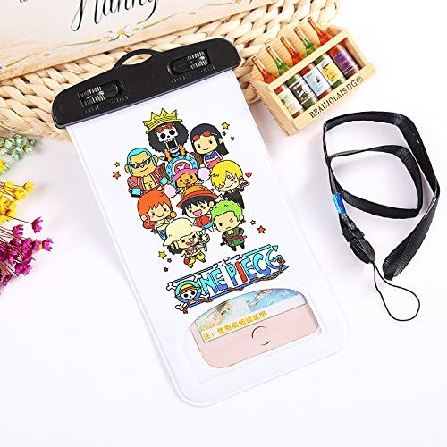 Cartoon Universal Waterproof Case Phone Pouch Dry Bag for Apple iPhone X / 8 / 7 / 6 / 6s plus Samsung galaxy S8 / S7 LG V20 Google Pixel HTC (One Piece)