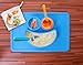 Utopia Home Baby Silicone Placemat - Bowl, Tray and Placemat - 3 Compartments Plate for Kids, Babies, and Toddlers