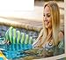 Fluid Aquatics Deluxe Pool Noodle, Green/blue