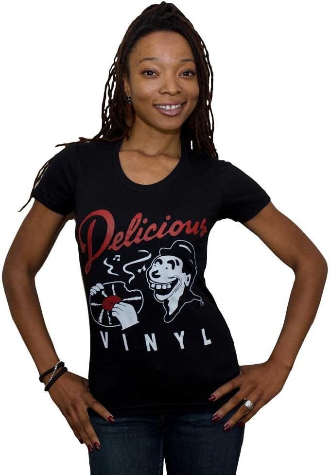 Delicious Vinyl Women's Classic DV Logo T-Shirt