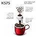 Keurig K575 Coffee Maker, Single Serve K-Cup Pod Coffee Brewer, Programmable Brewer, 80 ounces, Platinum