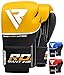 RDX Ace Boxing Gloves Muay Thai Training Genuine Cow Hide Leather Sparring Punching Bag Mitts kickboxing Fighting