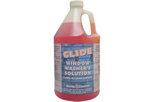 Quality Chemical Glide Streak-Free Outdoor Window Cleaner Washer's Solution - Outdoor Glass Cleaner for Ultimate Window Washing Solution, Perfect for Outdoor Use - Commercial Grade 128oz (Pack of 1)