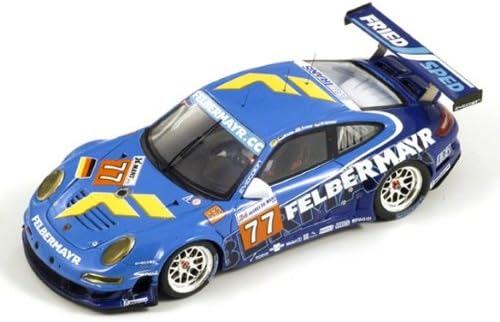 Porsche 997 GT3 RSR Team Felbermayr-Proton #77 Diecast Model Car in 1:43 Scale by Spark