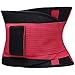 Waist Trainer Neoprene Sauna Sweat Belt for Women Weight Loss Waist Cincher Trimmer(2 Straps Black,Large)