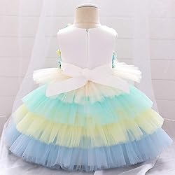 ODASDO Baby Flower Girl Dresses Infant Toddler Kids