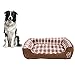 Animals Favorite New Rectangle Pet Bed with Dog Paw Print (25