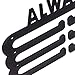 LISH Always Push Forward Medal Hanger Display - Runners Race Inspirational Marathon Medal Holder, Holds Up to 60+ Medals