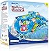 iBaseToy Fishing Game Toys for Toddlers, Colorful Floating Bath Toys with Water Track, Fishes, 2 Fish Poles and More - Bathtub, Yard or Pool Party Fish Toy Game Set for Kids Boys Girls