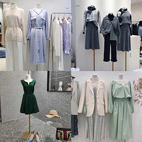 QJSZMEI Ladies Bust Mannequin, Adjustable Height Mannequin Sewing Woman with Metal Base Rectangle, Female Torso Mannequin for Showcase Display (Color : White, Size : A)