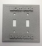 Star Wars (Light/Dark Side) Double Light Switch Cover (Stone)