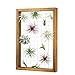 Magicfly Air Plants Frame Hanging Holder, 16 X 11 Inch Wooden Airplant Display Holder Succulent Tillandsia for House Plants, Hanger Wooden Shelf for Home Décor