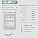 H.VERSAILTEX Blackout Curtains for Bedroom Thermal Insulated Curtains Grey Window Shades, Energy Efficient Noise Reducing Curtains Drapes for Living Room - 52'W by 84'L - Charcoal Gray - One Panel