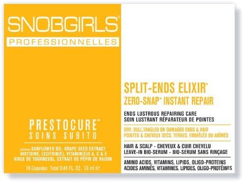 Snobgirls Split-ends Elixir Zero Snap instant Repair Leave In Bio Serum 15 Capsules by Snobgirls