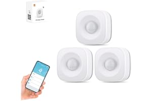 IHSENO ZigBee3.0 Motion Sensor Tuya Smart Home Sensor with App Alerts Security Alarm Wireless 2.4GHz WiFi Motion Detection Sensor Group Control (1)