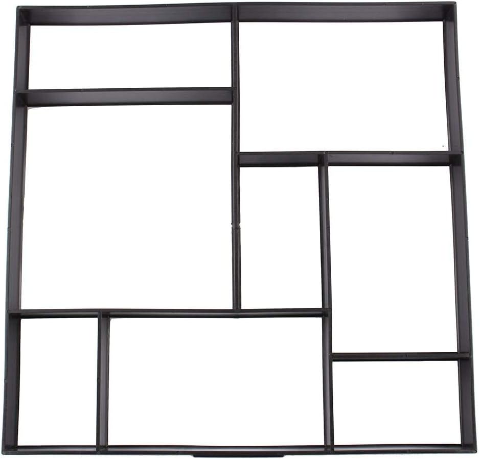 Dekaim Paving Mould Garden Path Maker Concrete Mold Square Patio Driveway