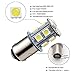 GRV Ba15d 1142 1076 Super Bright LED Bulb 13-5050SMD DC12V for RV Camping Boat Trailer Light Cool White Pack of 2