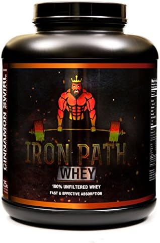 Iron Path - Ultrafiltered Whey Protein Powder Cinnamon Swirl 5 Pound