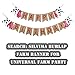 Farm ONE High Chair Banner for First Birthday, Barnyard Cow 1st Birthday Party Highchair Decoration