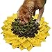 Liakk Snuffle Mat for Dogs, Dog Feeding Mat, Dog Puzzle Toys, for Encourgaing Natural Foraging Skills for Cats Dogs (Sunflower) (A)
