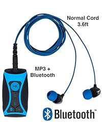 H2O Audio   Reproductor de música MP3 con Bluetooth y auriculares submarinos para natación, deportes acuáticos, cable normal, 8 GB