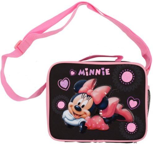 Disney Minnie Mouse Lunch Bag Box Hearts Love Insulated Lunchbox